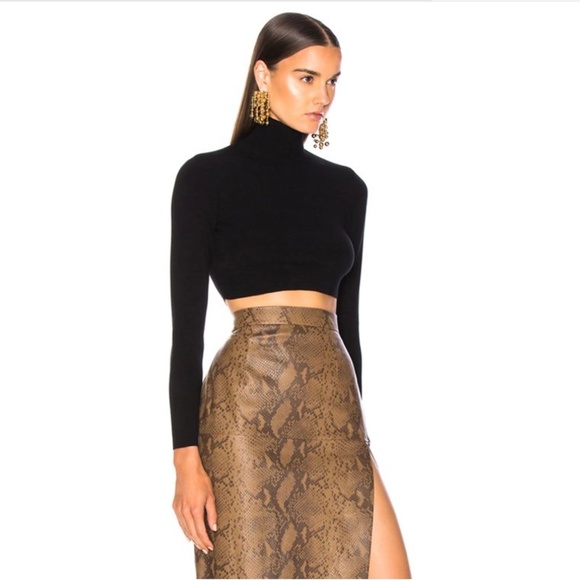 Zeynep Arcay Cropped Knit Turtleneck Sweater US8 New With Tags - Picture 15 of 16